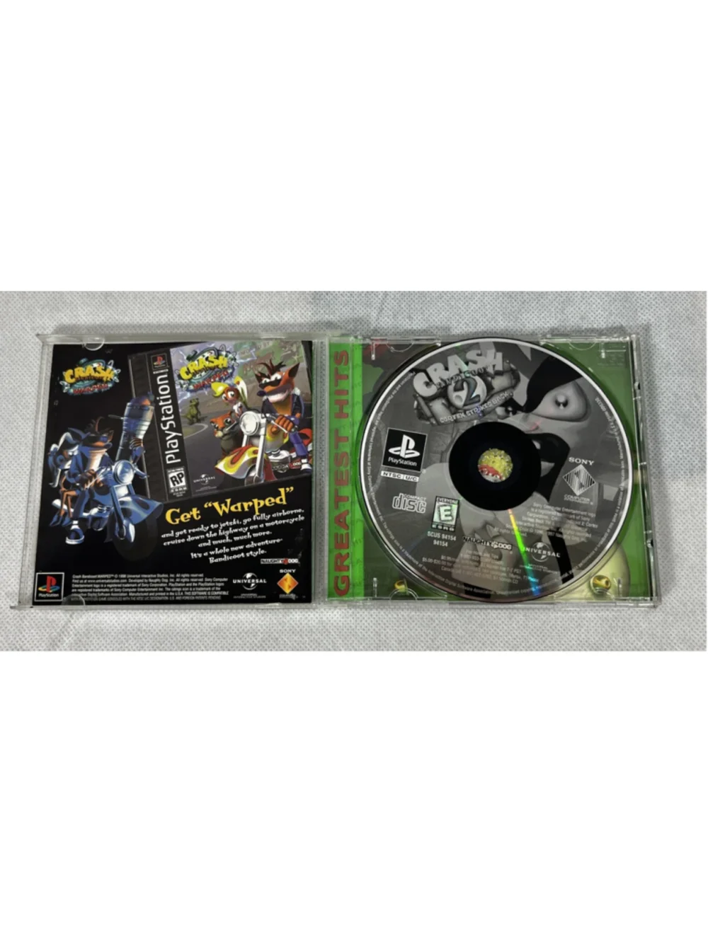 Crash Bandicoot 2: Cortex Strikes Back ( Sony PlayStation 1 PS1 2000) CIB Tested
